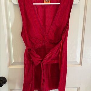 Tory Burch Vibrant Red Dress